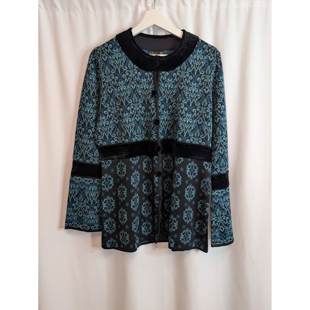 Covelo Clothing Inc Silk Blend Cardigan Sweater Women's Sz XL